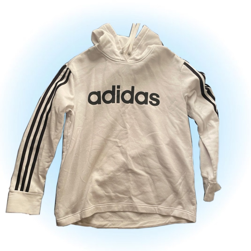 adidas white hoodie